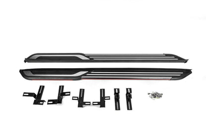 Side steps OEM (2 pieces, aluminum) for Hyundai Tucson NX4 2021↗ - Reelken Auto