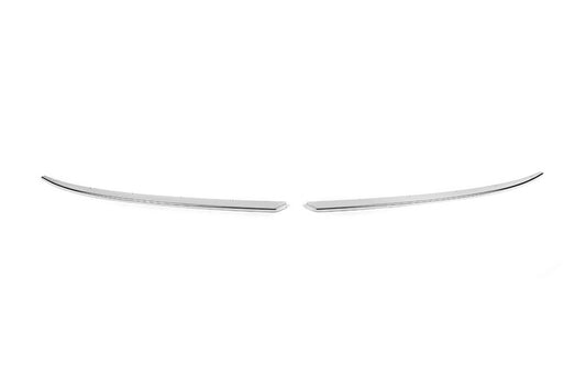 Stainless steel front bumper corner protectors (2 pcs) for Ford Custom 2023- - image 1
