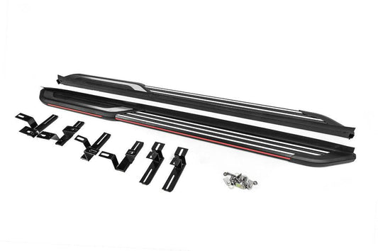 Side steps OEM (2 pieces, aluminum) for Hyundai Tucson NX4 2021↗ - Reelken Auto