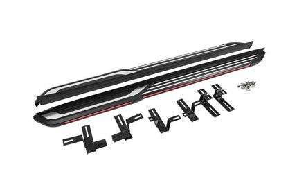 Side steps OEM (2 pieces, aluminum) for Hyundai Tucson NX4 2021↗ - Reelken Auto