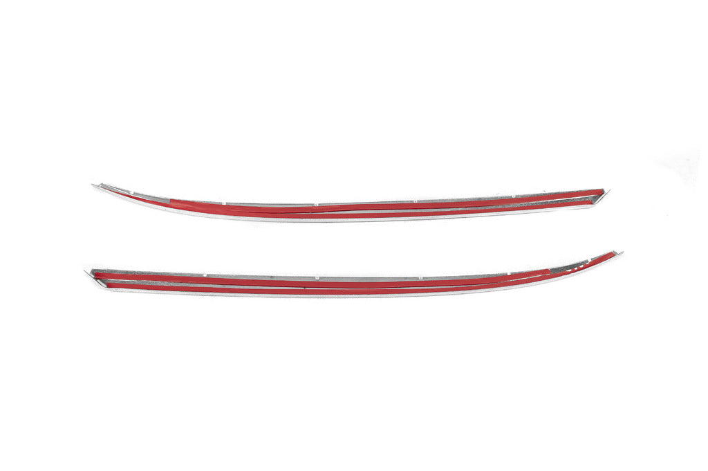 Corners on the front bumper (2 pieces, stainless steel) for Ford Custom 2023↗ year - image 6