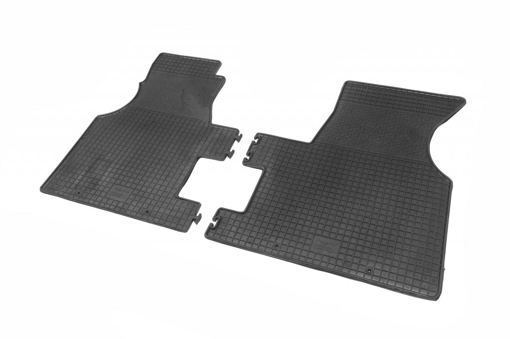 Rubber Floor Mats (2 pcs, Polytep) for Volkswagen T4 Caravelle/Multivan 1990-2003 - image 2