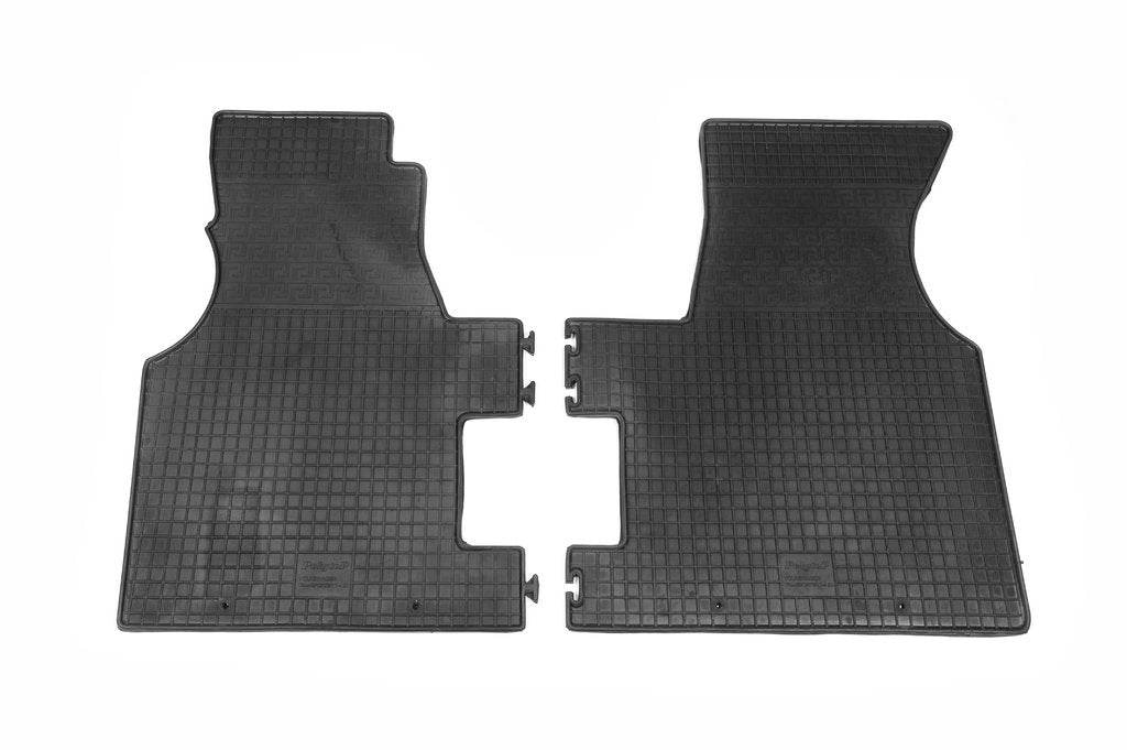 Rubber mats (2 pcs, Polytep) for Volkswagen T4 Transporter - Reelken Auto