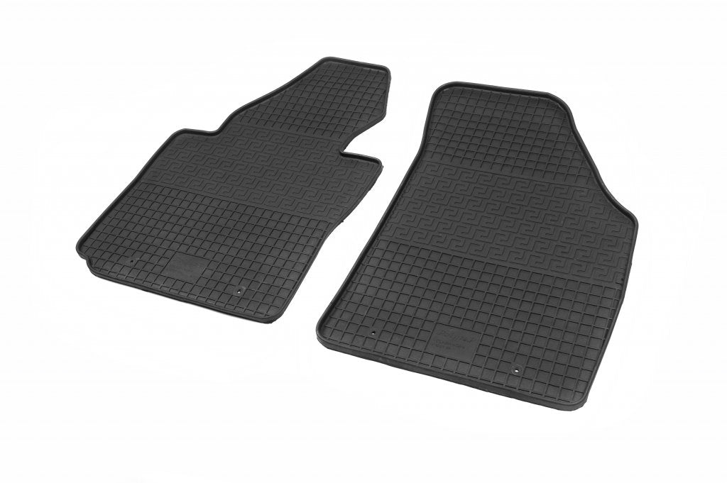 Rubber Floor Mats (2 pcs, Polytep) for Volkswagen Caddy 2004-2010 - image 1