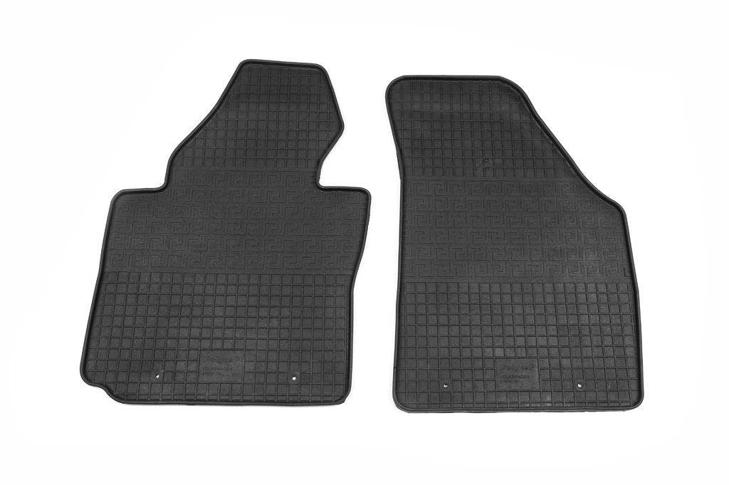 Rubber mats (2 pieces, Polytep) for Volkswagen Caddy 2015-2020 - Reelken Auto