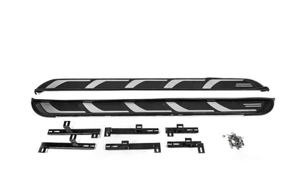 Side steps OEM V2 (2 pieces, aluminum) for Audi Q5 2017-2025 - Reelken Auto