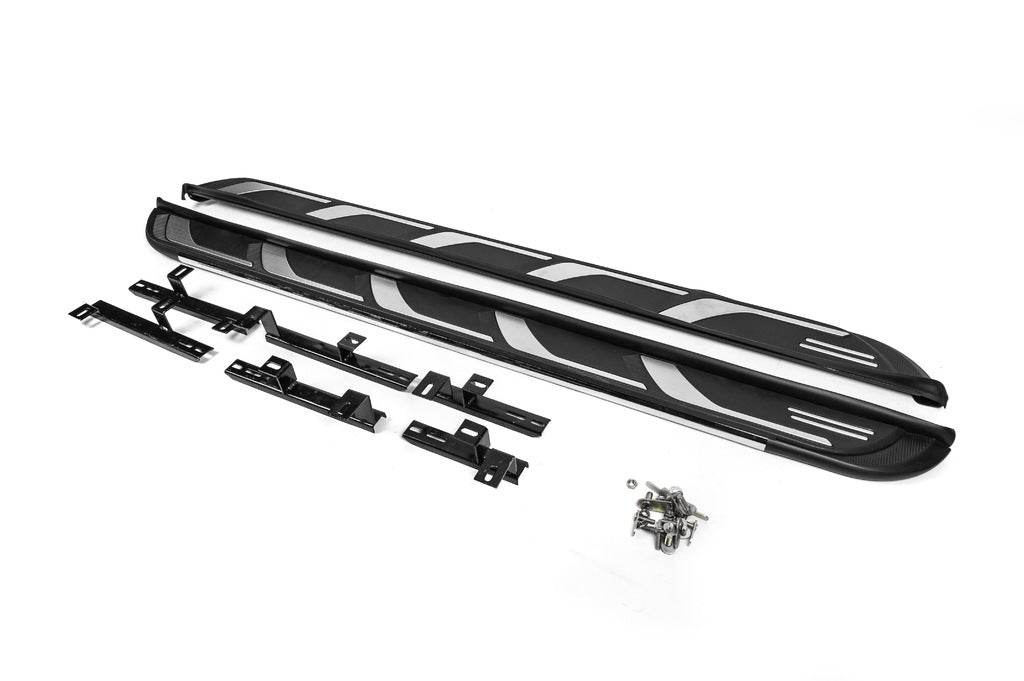 Side steps OEM V2 (2 pieces, aluminum) for Audi Q5 2017-2025 - Reelken Auto