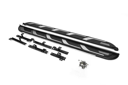 Side steps OEM V2 (2 pieces, aluminum) for Audi Q5 2017-2025 - Reelken Auto