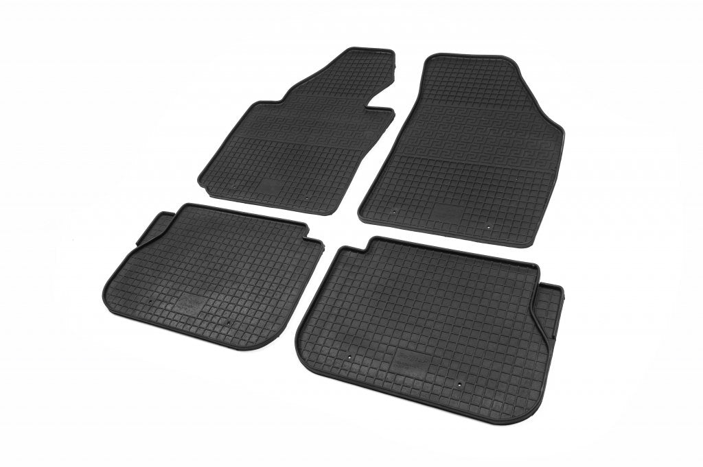 Rubber Floor Mats (4 pcs, Polytep) for Volkswagen Caddy 2015-2020 - image 1