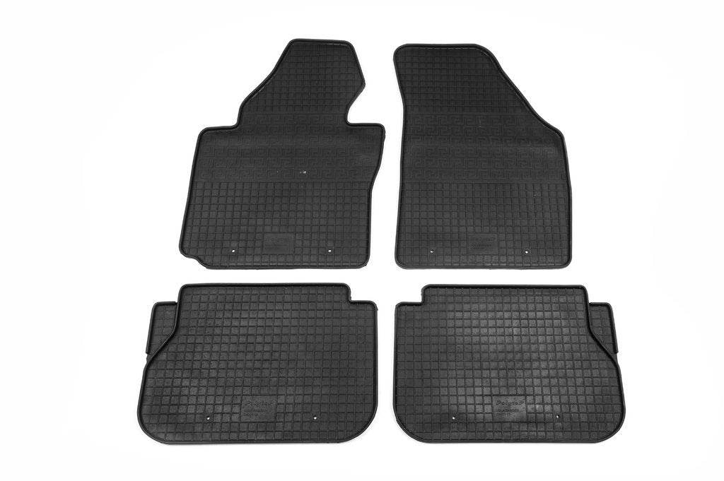 Rubber mats (4 pieces, Polytep) for Volkswagen Caddy 2015-2020 - Reelken Auto