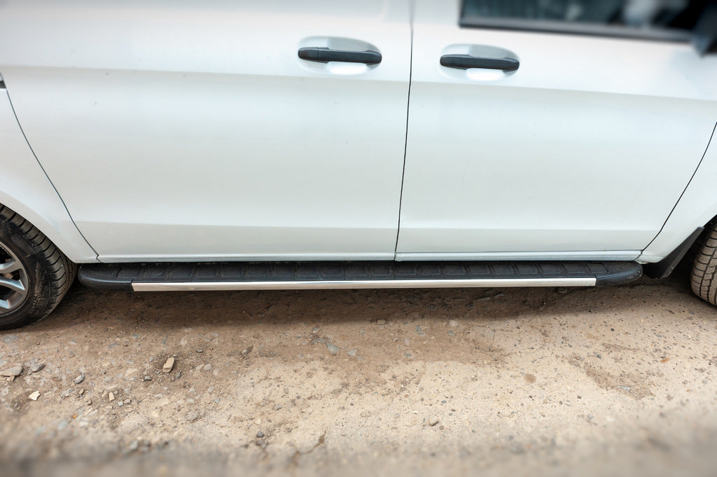 Duru side sills (2 pcs., Aluminum) for Mercedes Vito / V-class W447 2014↗ year - image 5