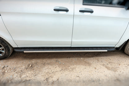 Duru side sills (2 pcs., Aluminum) for Mercedes Vito / V-class W447 2014↗ year - image 5