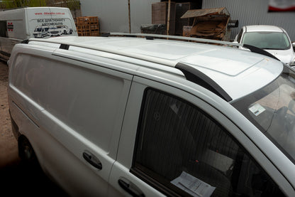 ELITE Chrome roof rails (Plast. leg) for Mercedes Vito / V-class W447 2014↗ year - image 1