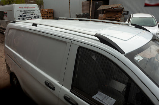 ELITE Chrome roof rails (Plast. leg) for Mercedes Vito / V-class W447 2014↗ year - image 1