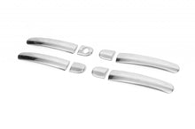 Chrome flat door handle covers (4 pcs) for Skoda Octavia II A5 2010-2013 - image 2