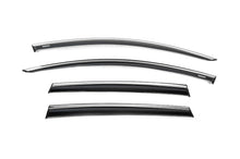 Window Deflectors with Chrome Trim Niken (HB, 4 pcs) for Renault Clio IV 2012-2019 - image 2
