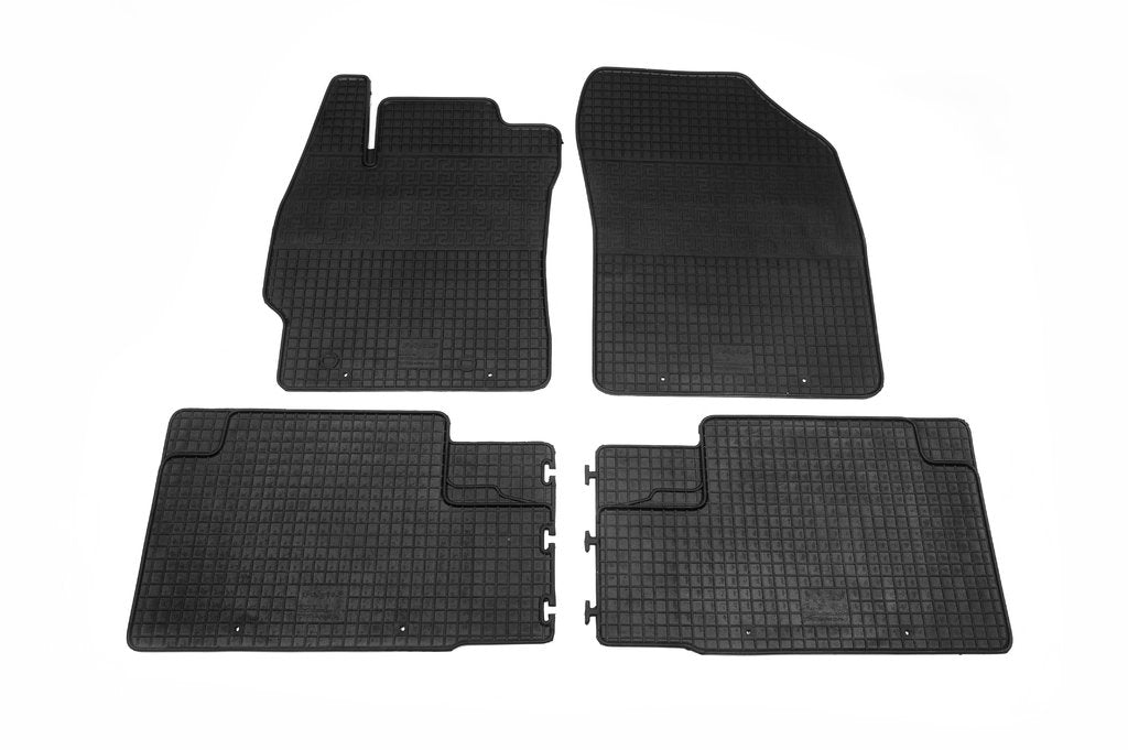 Rubber Floor Mats (4 pcs, Polytep) for Toyota Corolla 2013-2019 - image 2