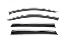 Window Deflectors with Chrome Trim (4 pcs, Niken) for Peugeot 5008 2016-2023 - image 1