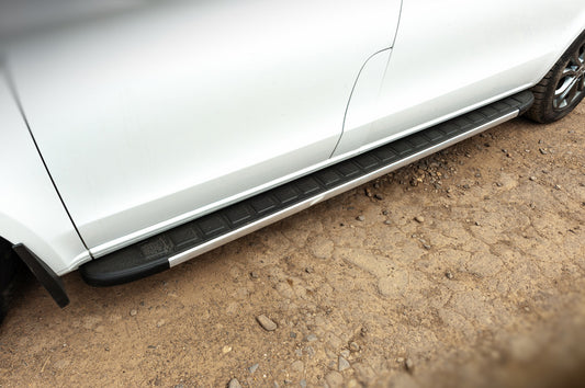 Duru side sills (2 pcs., Aluminum) for Mercedes Vito / V-class W447 2014↗ year - image 2