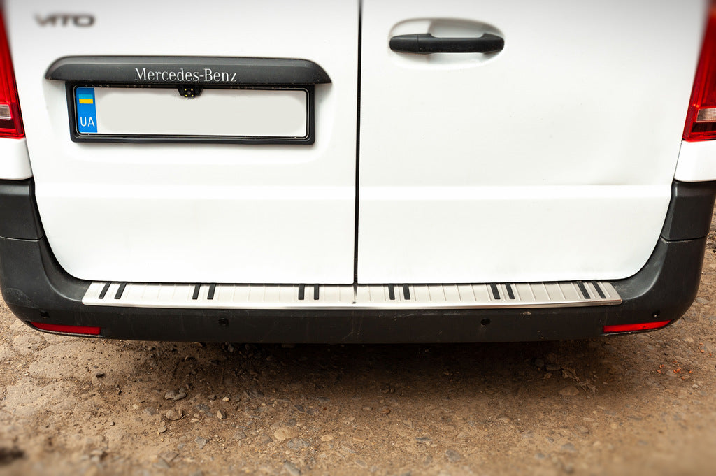 Rear Bumper Protector OmsaLine Chrome+ABS (Stainless Steel) for Mercedes Vito/V-class W447 2014- - image 2