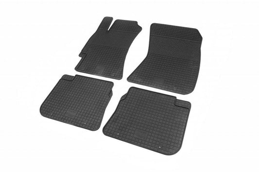 Rubber mats (4 pieces, Polytep) for Subaru Forester 2008-2013 - Reelken Auto