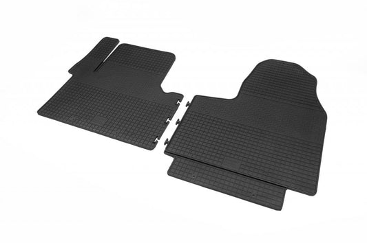Rubber Floor Mats (2 pcs, Polytep) for Renault Trafic 2015- - image 1