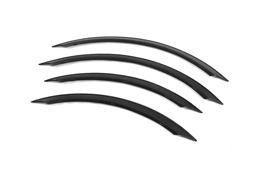 Fender flares (4 pcs, black, stainless steel) for Mercedes Sprinter W906 2006-2018 - image 2