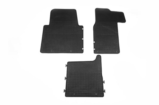 Rubber Floor Mats (3 pcs, Polytep) for Nissan NV400 2010-2024 - image 2