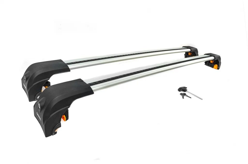 Roof rack (crossbars) for integrated railings Ecem V2 120 cm (2 pcs) for BMW 3 series F-30/31/34 2012-2019 - image 8