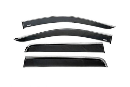 Windshields with chrome (4 pcs, Niken) for Mercedes X class - Reelken Auto