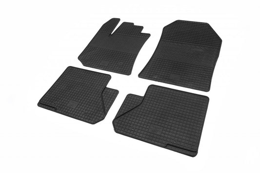 Rubber Floor Mats (4 pcs, Polytep) for Renault Lodgy 2013-2022 - image 1