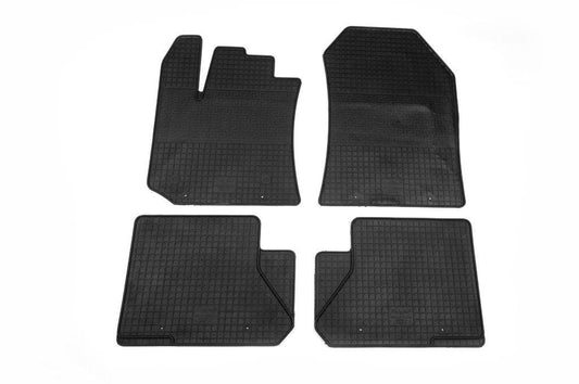 Rubber mats (4 pieces, Polytep) for Dacia Dokker 2013-2022 - Reelken Auto