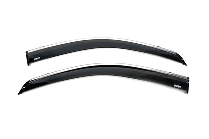 Window Deflectors with Chrome Trim (2 pcs, Niken) for Mercedes Viano 2004-2014 - image 3