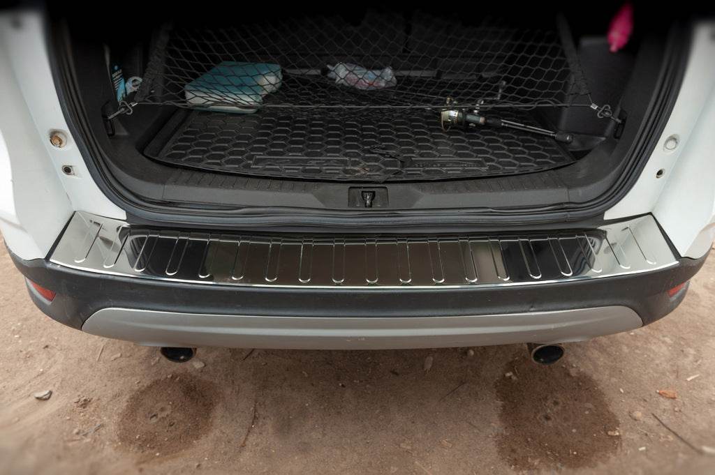 Rear bumper Carmos (stainless) for Ford Kuga/Escape 2013-2019 - Reelken Auto