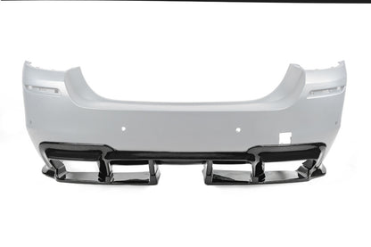 Rear Diffuser DPT V-1 (for M-Performance, Gloss Black) for BMW 5 Series F10/F11 2010–2016 - image 4