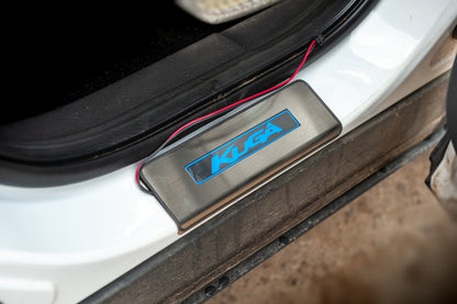 Libao LED Door Sill Plates (4 pcs, Stainless Steel) for Ford Kuga/Escape 2013-2019 - image 3