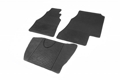 Rubber mats (3 piece, Polytep) for Volkswagen LT 1995-2006 - Reelken Auto
