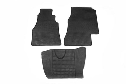 Rubber mats (3 piece, Polytep) for Volkswagen LT 1995-2006 - Reelken Auto