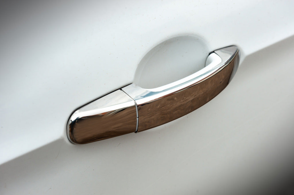 Chrome Door Handle Covers (4 pcs, Stainless Steel) for Ford Focus III 2011-2017 - image 1