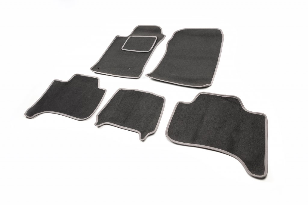 Carpet Floor Mats Premium (5 pcs) for Toyota Land Cruiser Prado 120 2002-2009 - image 2