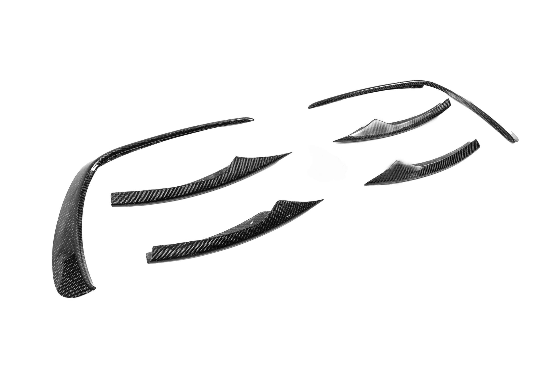 Front bumper extensions (for AMG-Line 2020+, Dry Carbon) for Mercedes E-сlass W213 2016-2023 - image 8