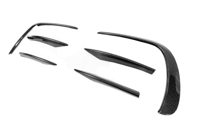 Front bumper extensions (for AMG-Line 2020+, Dry Carbon) for Mercedes E-сlass W213 2016-2023 - image 12