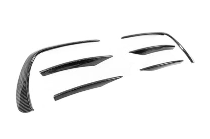 Front bumper extensions (for AMG-Line 2020+, Dry Carbon) for Mercedes E-сlass W213 2016-2023 - image 13