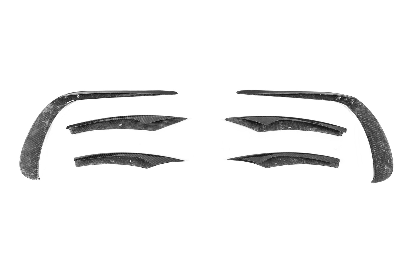 Front bumper extensions (for AMG-Line 2020+, Dry Carbon) for Mercedes E-сlass W213 2016-2023 - image 14