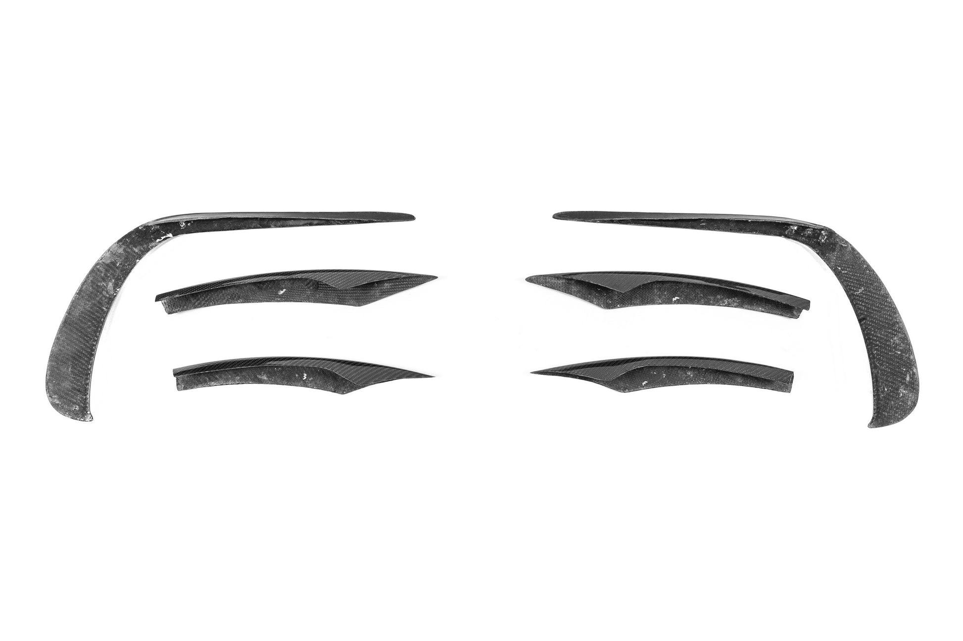 Front bumper extensions (for AMG-Line 2020+, Dry Carbon) for Mercedes E-сlass W213 2016-2023 - image 14