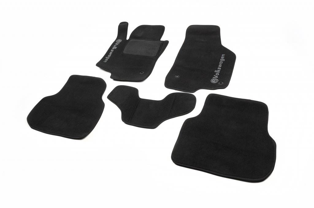 Textile floor mats interior (Fortuna) for Volkswagen Jetta 2011-2018 - Reelken Auto