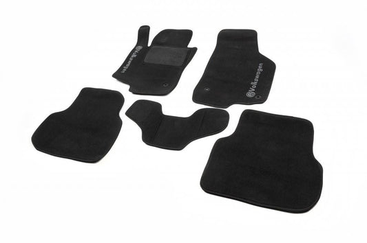 Textile floor mats interior (Fortuna) for Volkswagen Jetta 2011-2018 - Reelken Auto