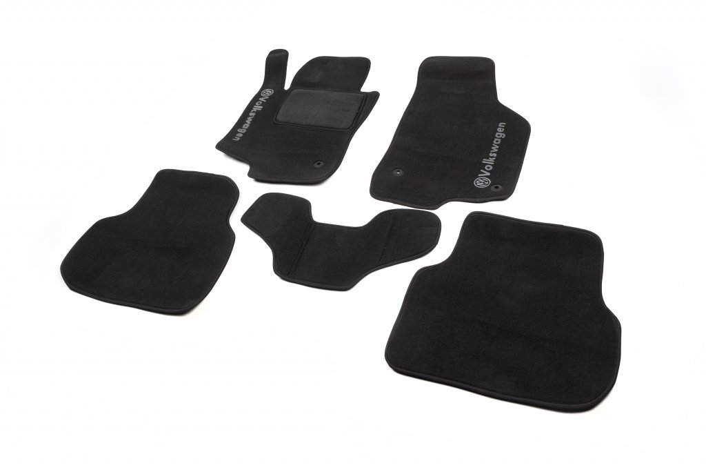 Textile Car Floor Mats (Fortuna) for Volkswagen Jetta 2011-2018 - image 1