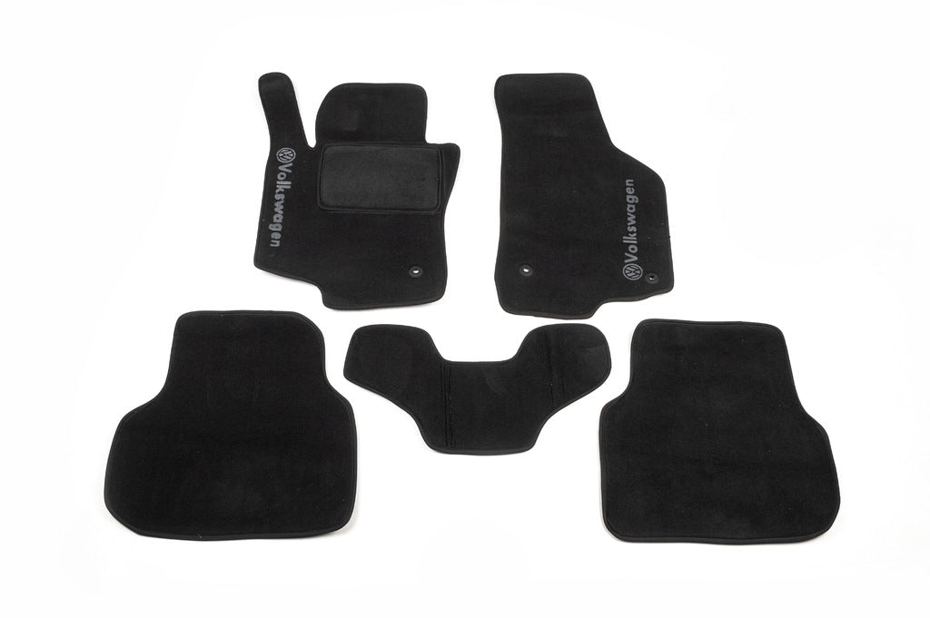 Textile Car Floor Mats (Fortuna) for Volkswagen Jetta 2011-2018 - image 2