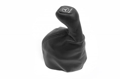 Gear shift boot and knob without frame (leather) for Mercedes E-сlass W210 1995-2002 - image 1